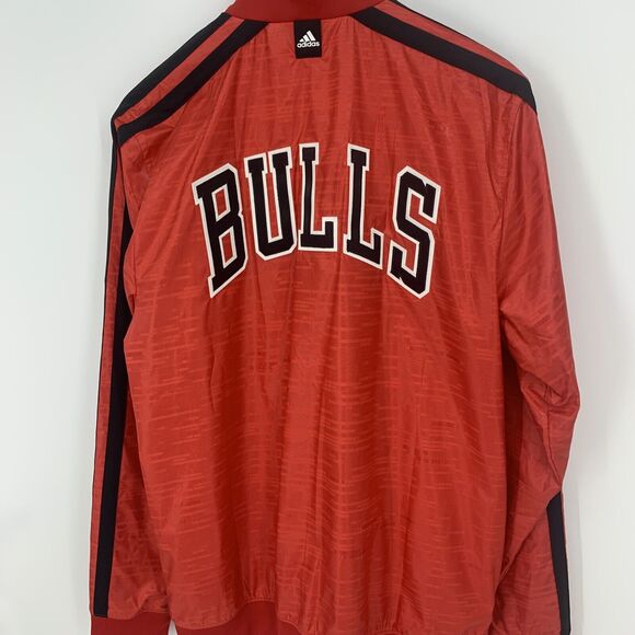 Adidas NBA Chicago Bulls Warm Up Jacket Size M - Picture 5 of 11